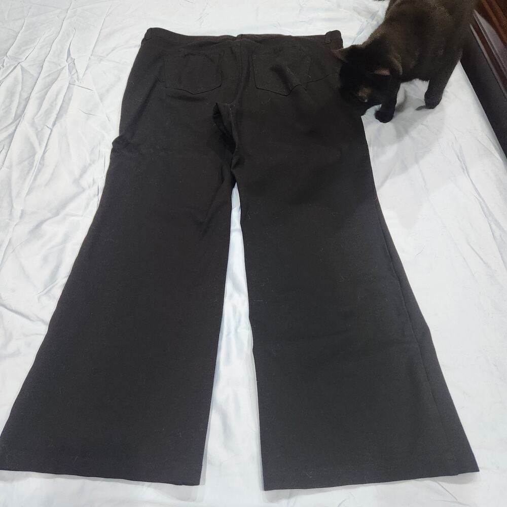 2 PAIR Torrid Bombshell Boot Ponte Pants 22R Black Bootcut Plus Size - Picture 4 of 10